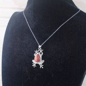 Sandstone Frog Necklacee
